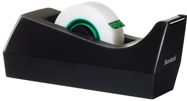 scotch plakbandafroller c38 zwart